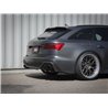 aFe Power | MACH Force-Xp 3 IN to 2-1/2 IN Stainless Steel Cat-Back Exhaust System Black - RS6 Avant 4.0T 2021-2023