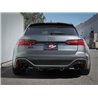 aFe Power | MACH Force-Xp 3 IN to 2-1/2 IN Stainless Steel Cat-Back Exhaust System Black - RS6 Avant 4.0T 2021-2023