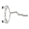 aFe Power | MACH Force-Xp 3 IN to 2-1/2 IN Stainless Steel Cat-Back Exhaust System Black - RS6 Avant 4.0T 2021-2023