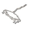 aFe Power | MACH Force-Xp 3 IN to 2-1/2 IN Stainless Steel Cat-Back Exhaust System Polished - RS6 Avant 4.0T 2021-2023