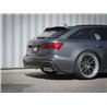 aFe Power | MACH Force-Xp 3 IN to 2-1/2 IN Stainless Steel Cat-Back Exhaust System Polished - RS6 Avant 4.0T 2021-2023