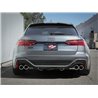 aFe Power | MACH Force-Xp 3 IN to 2-1/2 IN Stainless Steel Cat-Back Exhaust System Polished - RS6 Avant 4.0T 2021-2023