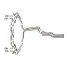 aFe Power | MACH Force-Xp 3 IN to 2-1/2 IN Stainless Steel Cat-Back Exhaust System Polished - RS6 Avant 4.0T 2021-2023