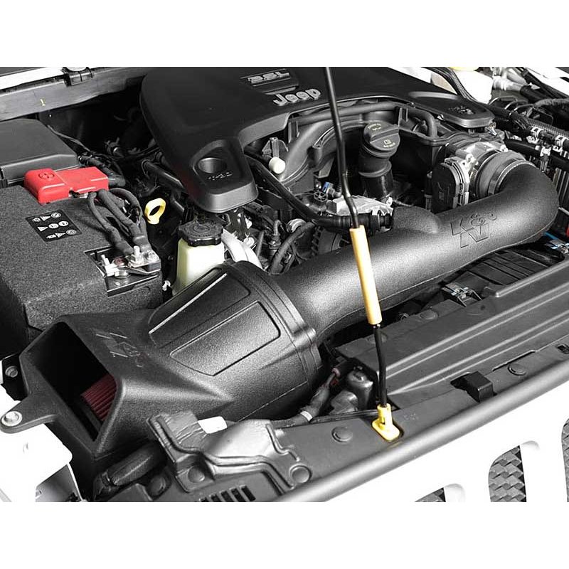 K&N | Aircharger Performance Air Intake System - Gladiator / Wrangler (JL) 3.6L 2018-2023