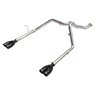 aFe Power | Vulcan Series 3 IN to 2-1/2 IN Stainless Steel Cat-Back Exhaust System Black - Gladiator 3.0L 2021-2023