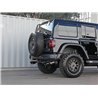 aFe Power | Vulcan Series 2-1/2 IN to 3 IN Stainless Steel Cat-Back Exhaust System Black - Wrangler (JL) 6.4L 2021-2023