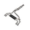 aFe Power | Vulcan Series 2-1/2 IN to 3 IN Stainless Steel Cat-Back Exhaust System Polished - Wrangler (JL) 6.4L 2021-2023