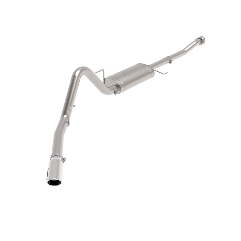 aFe Power | Apollo GT Series 3 IN to 3-1/2 IN 409 SS Cat-Back Exhaust System w/Polish Tip - F-150 2.7T / 3.5T 2021-2023