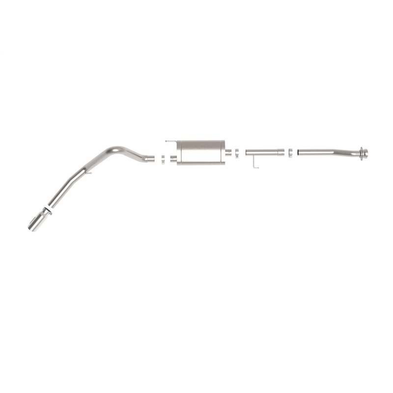 aFe Power | Apollo GT Series 3 IN to 3-1/2 IN 409 SS Cat-Back Exhaust System w/Polish Tip - F-150 2.7T / 3.5T 2021-2023