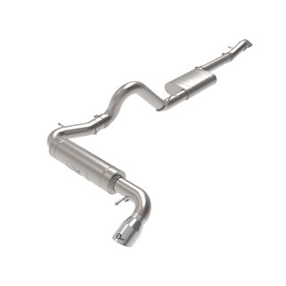 aFe Power | Apollo GT Series 3 IN 409 Stainless Steel Cat-Back Exhaust System w/Polish Tip - Bronco 2.3T / 2.7T 2021-2023