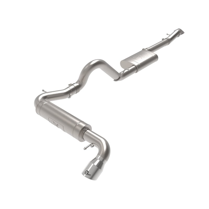 aFe Power | Apollo GT Series 3 IN 409 Stainless Steel Cat-Back Exhaust System w/Polish Tip - Bronco 2.3T / 2.7T 2021-2023