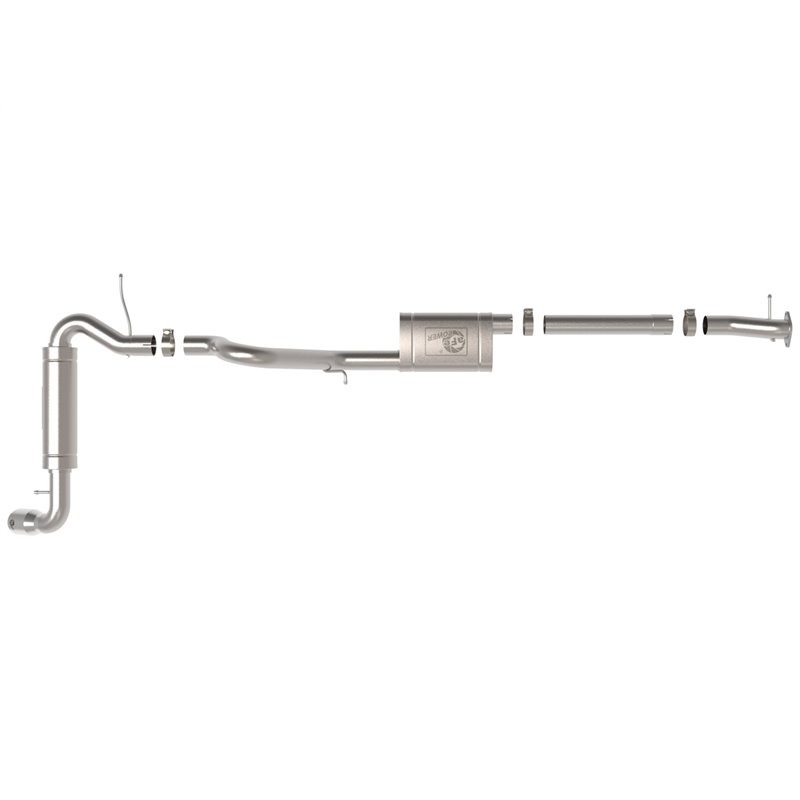 aFe Power | Apollo GT Series 3 IN 409 Stainless Steel Cat-Back Exhaust System w/Polish Tip - Bronco 2.3T / 2.7T 2021-2023
