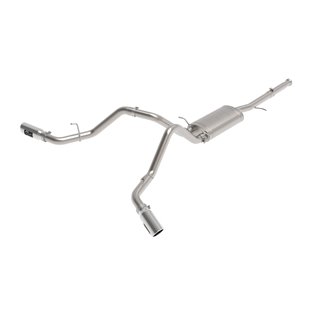 aFe Power | Apollo GT Series 3 IN Cat-Back Exhaust System w/Dual Rear-Side Exit Polish Tips - Silverado / Sierra 1500 2009-2018
