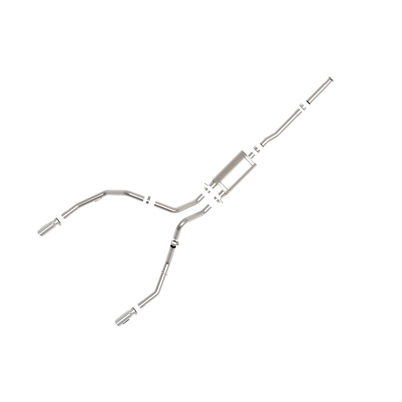 aFe Power | Apollo GT Series 3 IN Cat-Back Exhaust System w/Dual Rear Exit w/Polish Tips - Silverado / Sierra 1500 2009-2018