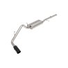 aFe Power | Apollo GT Series 3 IN 409 Stainless Steel Cat-Back Exhaust System w/Black Tip - Silverado / Sierra 1500 2009-2018