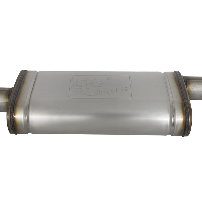 aFe Power | Apollo GT Series 3 IN 409 Stainless Steel Cat-Back Exhaust System w/Black Tip - Silverado / Sierra 1500 2009-2018