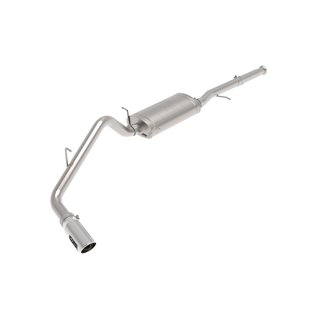 aFe Power | Apollo GT Series 3 IN 409 Stainless Steel Cat-Back Exhaust System w/Polished Tip - Silverado / Sierra 1500 2009-2018