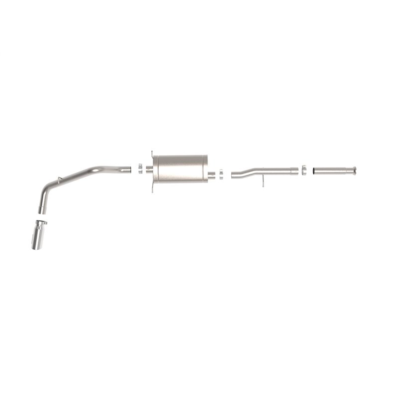 aFe Power | Apollo GT Series 3 IN 409 Stainless Steel Cat-Back Exhaust System w/Polished Tip - Silverado / Sierra 1500 2009-2018