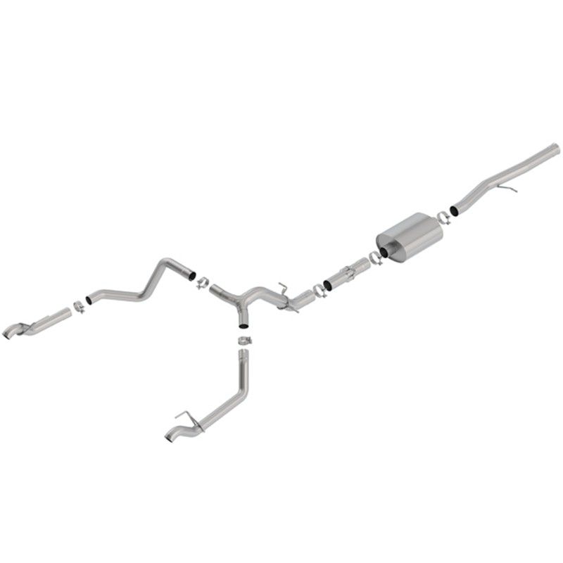 Borla | Cat-Back Exhaust ATAK - Silverado / Sierra 1500 6.2L - Silverado / Sierra 1500 / Limited 6.2L 2019-2023