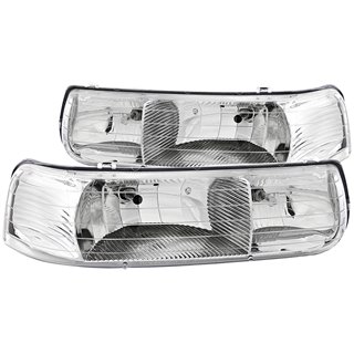 Anzo USA | Crystal Headlight Set - Chevrolet 2000-2006