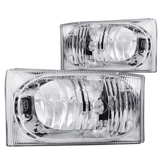 Anzo USA | Crystal Headlight Set - Excursion / F-250 / F-350 2000-2004
