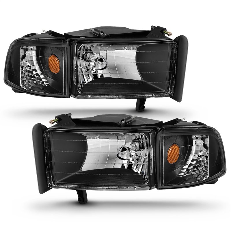 Anzo USA | Crystal Headlight Set - Ram 1500 / 2500 / 3500 2000-2002