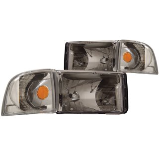 Anzo USA | Crystal Headlight Set - Ram 1500 / 2500 / 3500 2000-2002