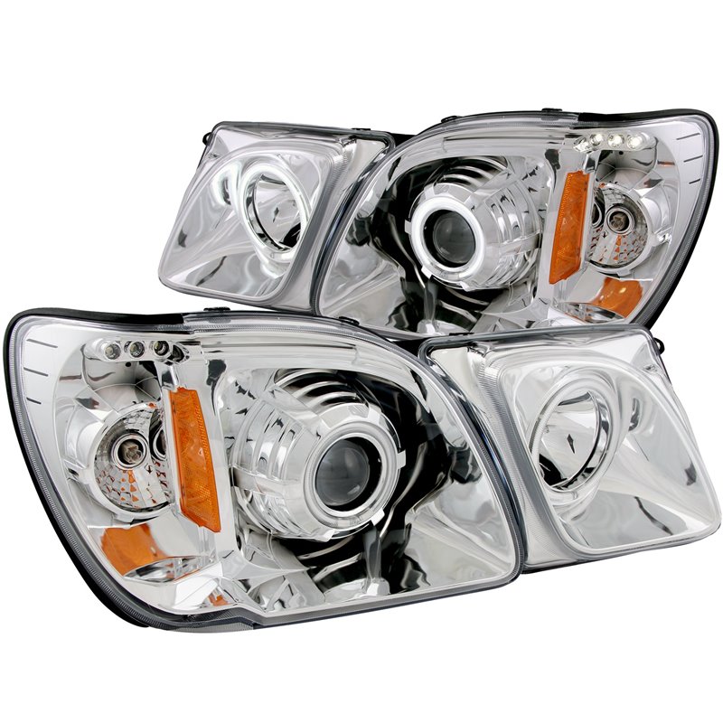 Anzo USA | Projector Headlight Set w/Halo - LX470 4.7L 2000-2007