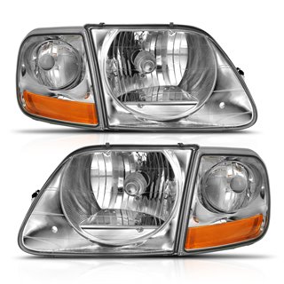 Anzo USA | Crystal Headlight Set - F-150 4.2L / 4.6L / 5.4L 2000-2003