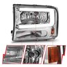 Anzo USA | Crystal Headlight Set - Excursion / F-250 / F-350 2000-2004