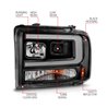 Anzo USA | Projector Headlight Set - Excursion / F-250 / F-350 2005-2007