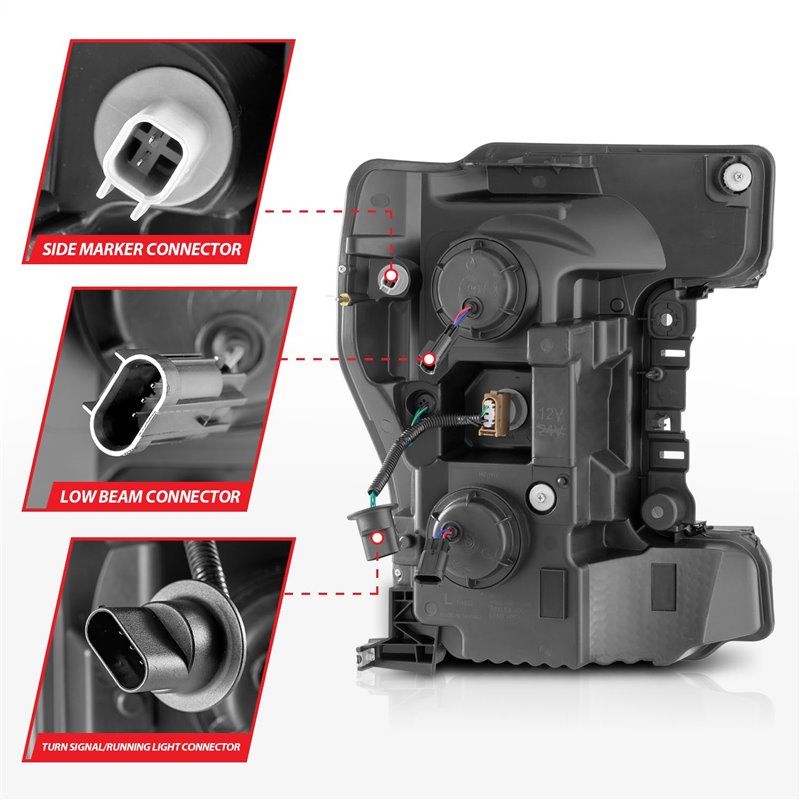 Anzo USA | LED Projector Headlight - F-250 / F-350 2017-2019