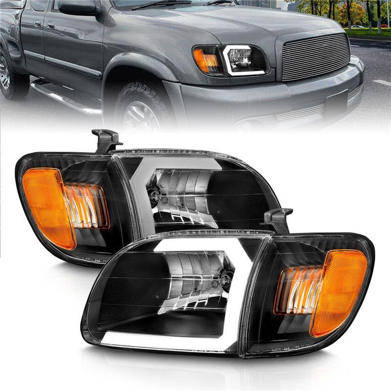 Anzo USA | Crystal Headlight Set - Tundra 3.4L / 4.7L 2000-2004