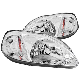 Anzo USA | Crystal Headlight Set - Civic 1.6L 1999-2000