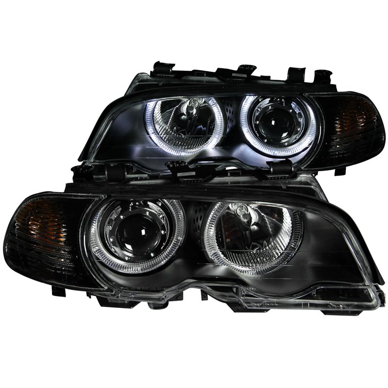Anzo USA | Projector Headlight Set w/Halo - BMW 2000-2008