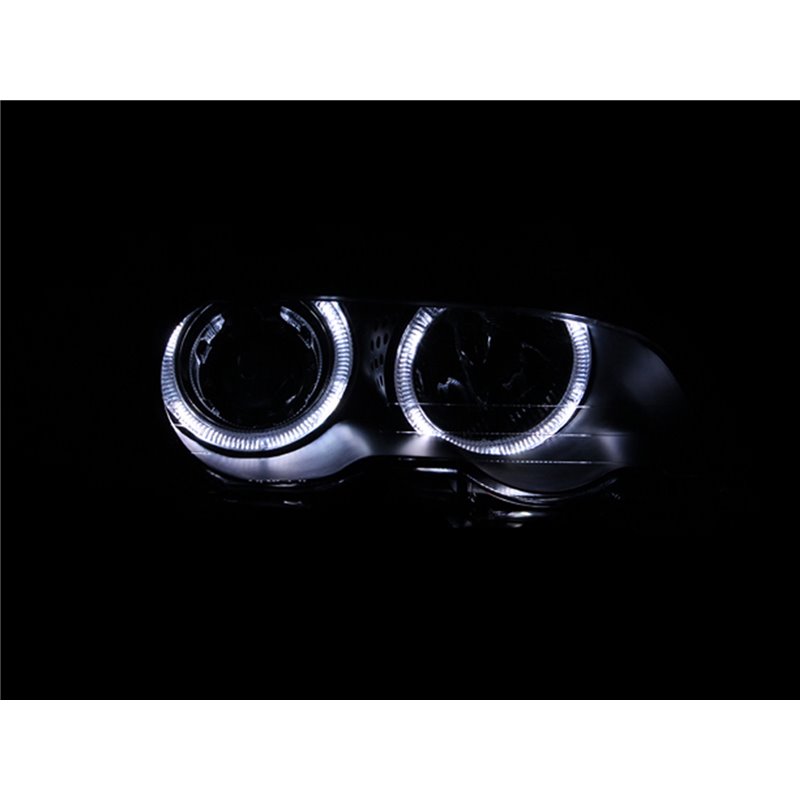 Anzo USA | Projector Headlight Set w/Halo - BMW 2000-2008