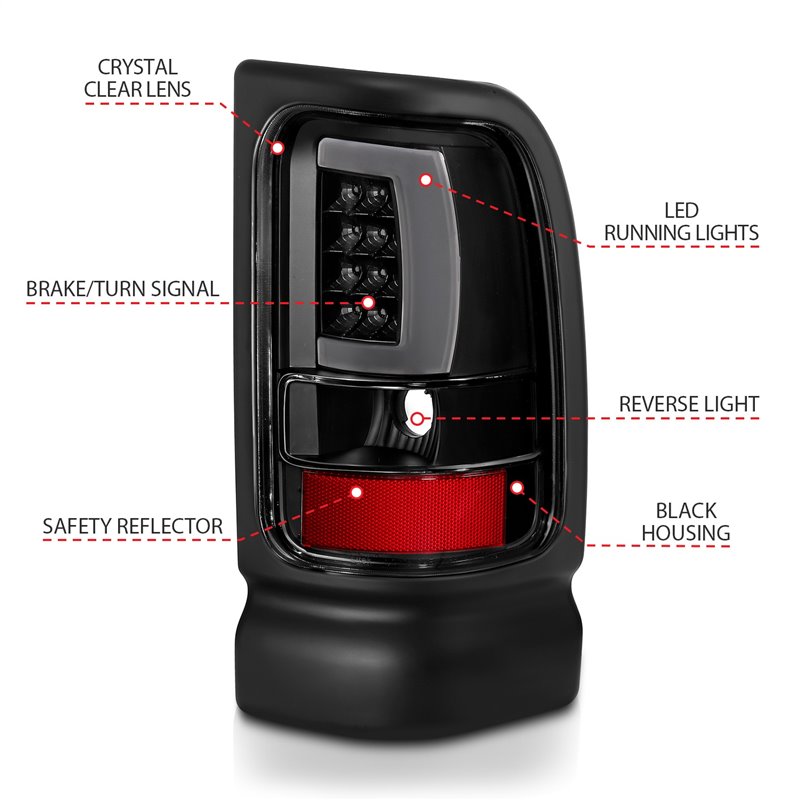 Anzo USA | LED Tail Light - Ram 1500 / 2500 / 3500 2000-2002