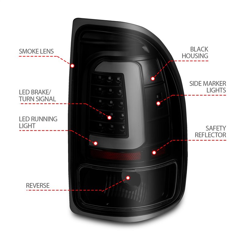 Anzo USA | LED Tail Light - Dakota 2000-2004