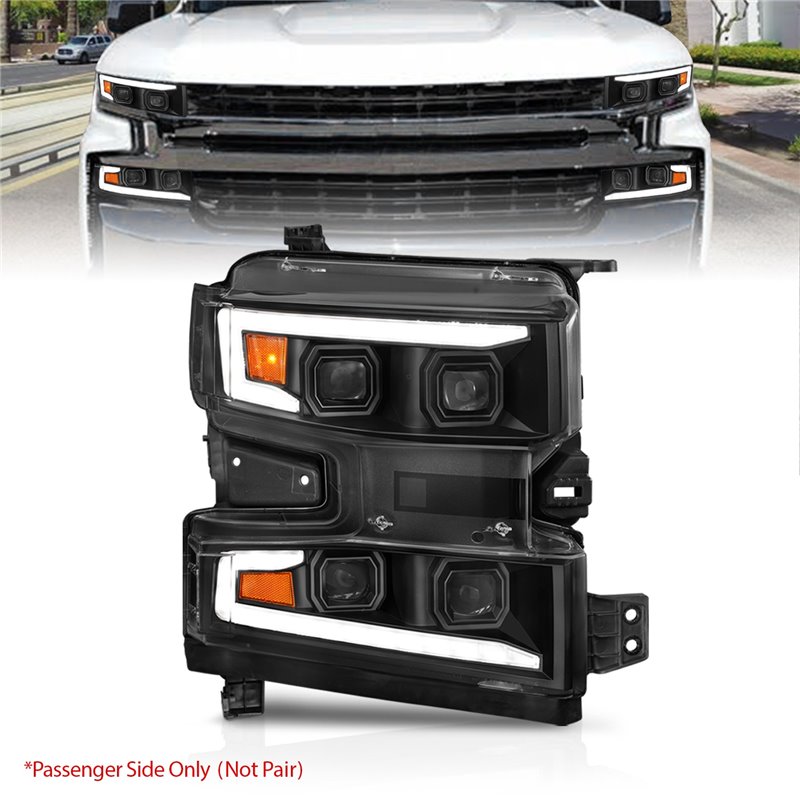 Anzo USA | LED Projector Headlight - Silverado 1500 / Limited / WT 2019-2022