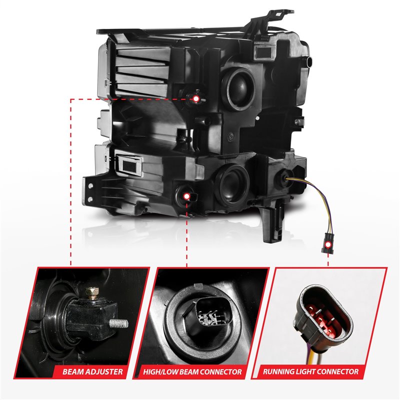 Anzo USA | LED Projector Headlight - Silverado 1500 / Limited / WT 2019-2022