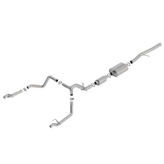Borla | Cat-Back Exhaust S-Type - Silverado / Sierra 1500 6.2L - Silverado / Sierra 1500 / Limited 6.2L 2019-2023