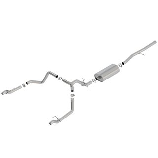 Borla | Cat-Back Exhaust Touring - Silverado / Sierra 1500 5.3L - Silverado / Sierra 1500 5.3L 2019-2024