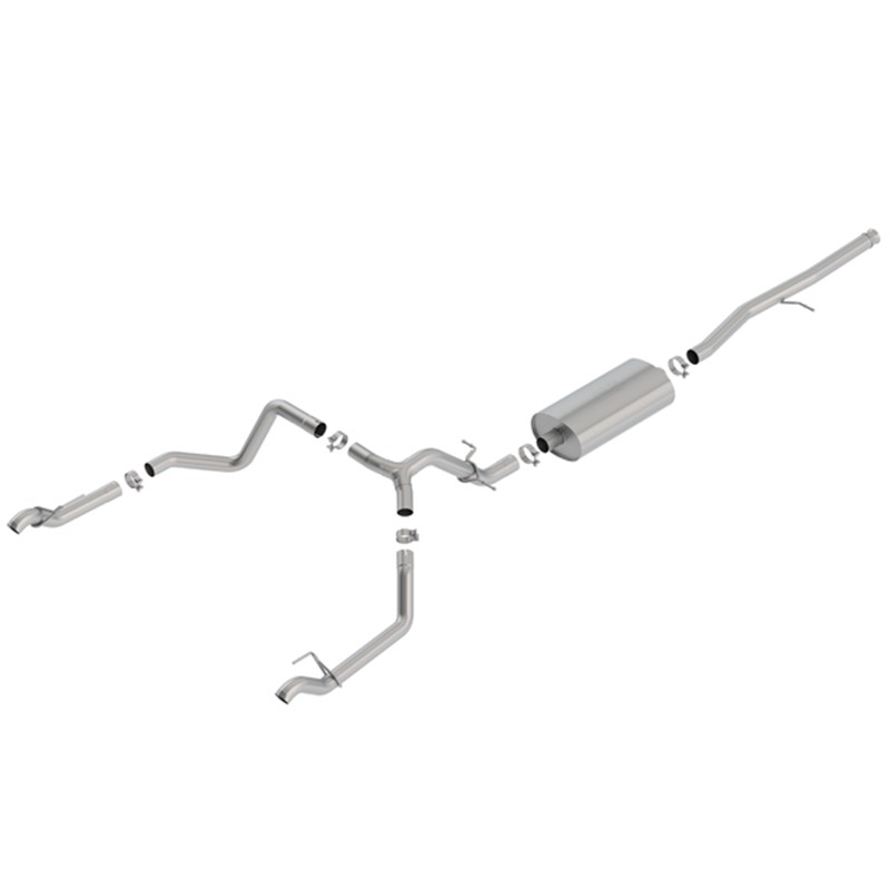 Borla | Cat-Back Exhaust Touring - Silverado / Sierra 1500 5.3L - Silverado / Sierra 1500 5.3L 2019-2024