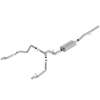Borla | Cat-Back Exhaust Touring - Silverado / Sierra 1500 6.2L - Silverado / Sierra 1500 / Limited 6.2L 2019-2023