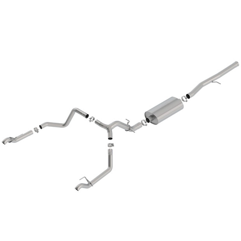 Borla | Cat-Back Exhaust Touring - Silverado / Sierra 1500 6.2L - Silverado / Sierra 1500 / Limited 6.2L 2019-2023