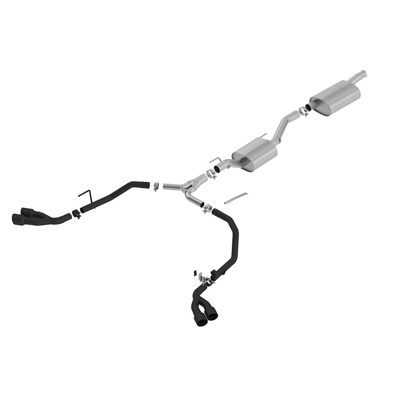 Borla | Cat-Back Exhaust Touring - Jeep Gladiator V6 3.6L - Gladiator 3.6L 2020-2022