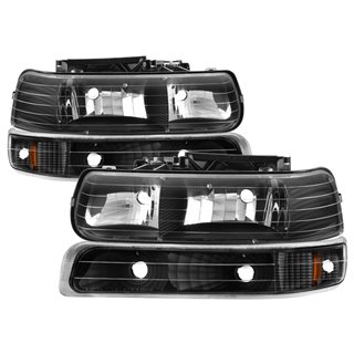 xtune | Crystal Headlights/Bumper Lights - Chevrolet 1999-2006