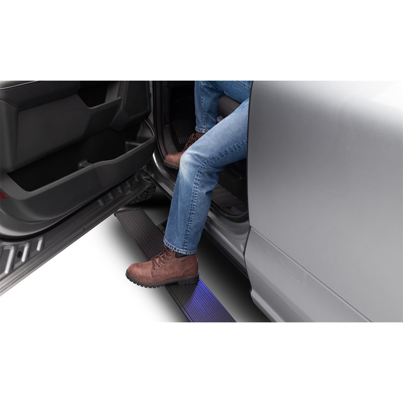 AMP Research | PowerStep Running Board w/ Plug & Play - F-150 2021-2023