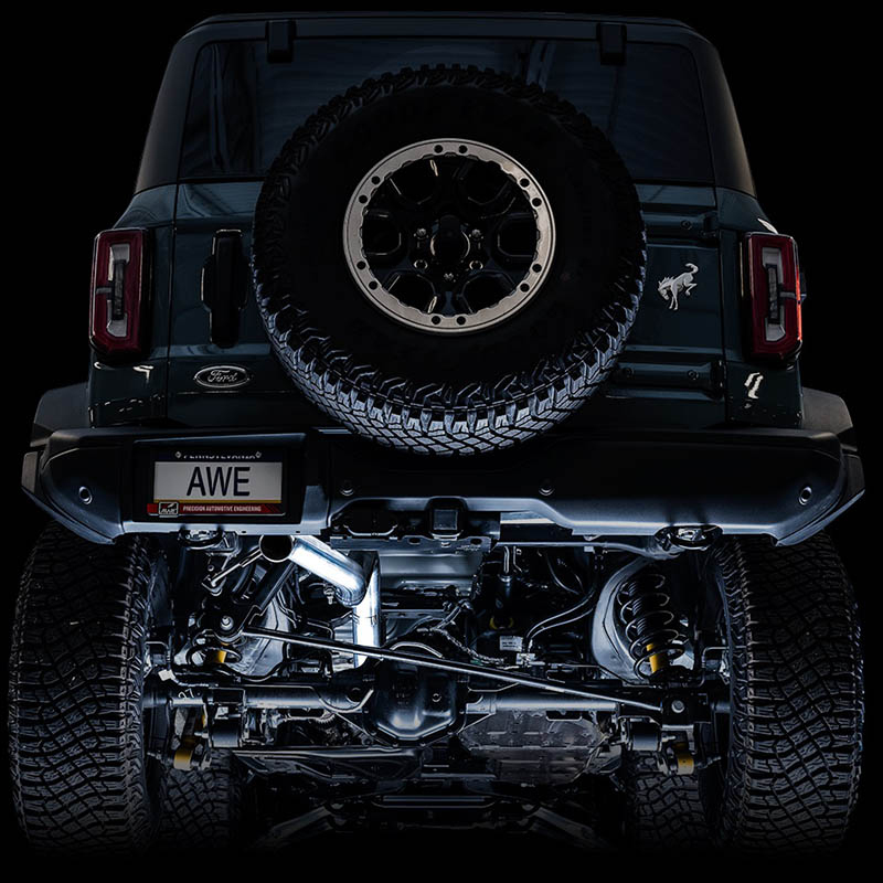 AWE Tuning | 0FG Cat-Back Exhaust (No Tip) - Bronco 2.3T / 2.7T 2021-2023