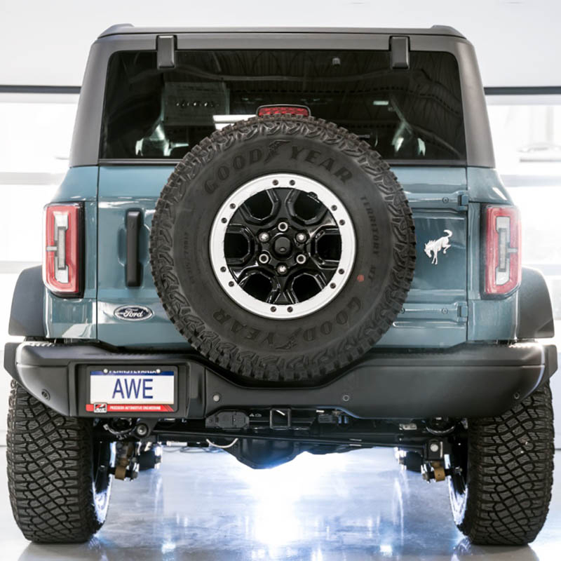 AWE Tuning | 0FG Cat-Back Exhaust (No Tip) - Bronco 2.3T / 2.7T 2021-2023